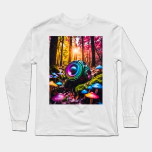 Psychedelic alien speaker Long Sleeve T-Shirt